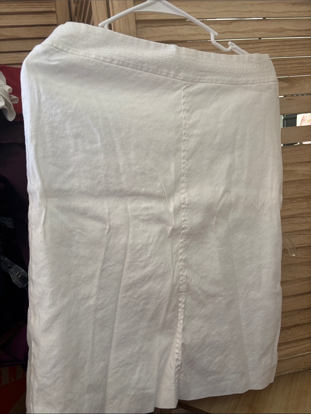 Banana Republic Linen-Blend Midi Skirt 8